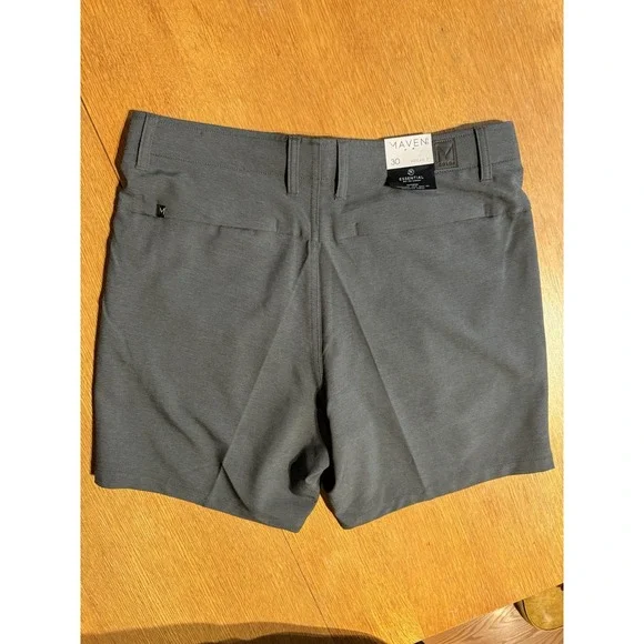 Maven Co Shorts Mens‎ 30 Gray 7" Inseam NWT Quick Dry Stretch Golf Casual - Picture 8 of 11